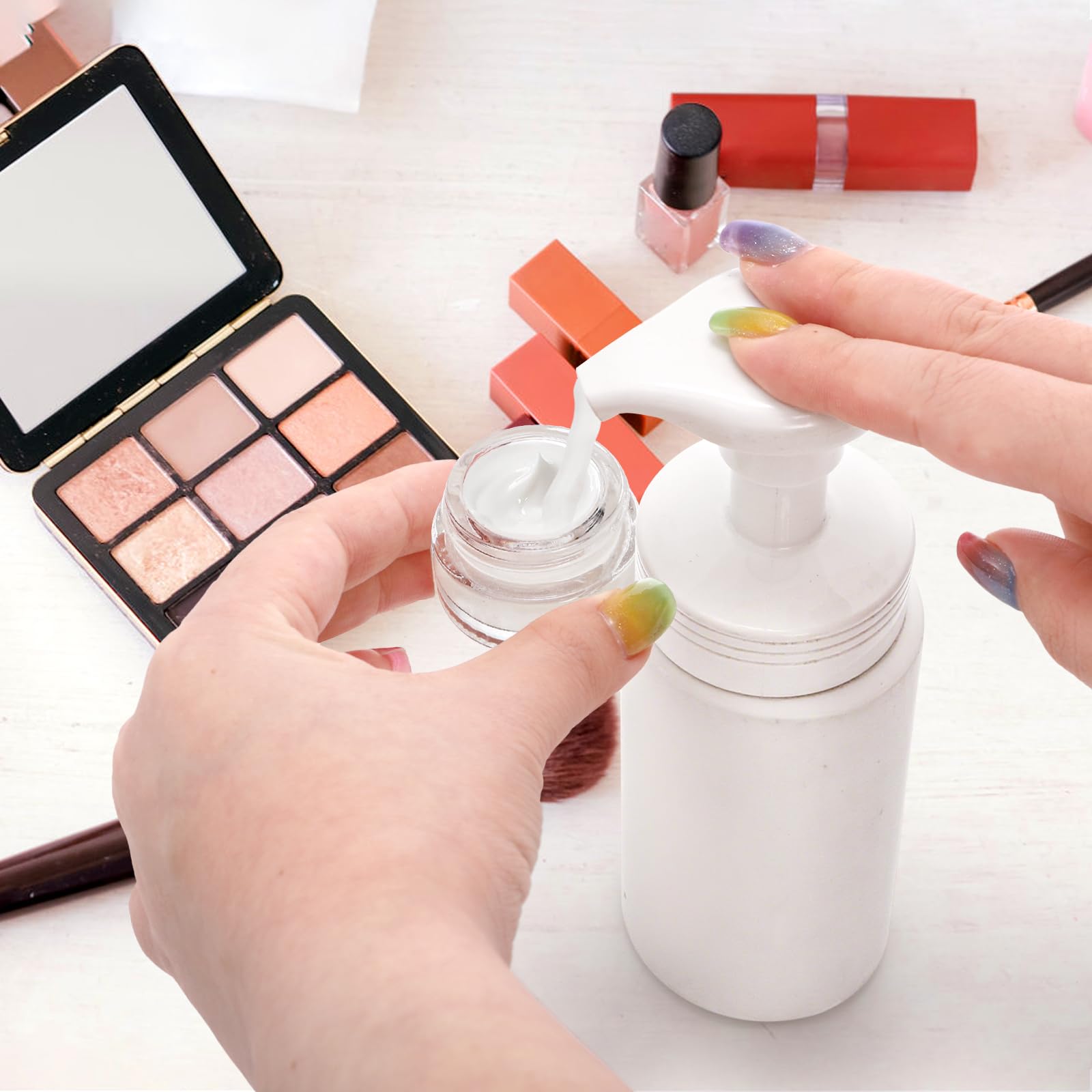 Coloch glass jars for retail displays and demo-sized products