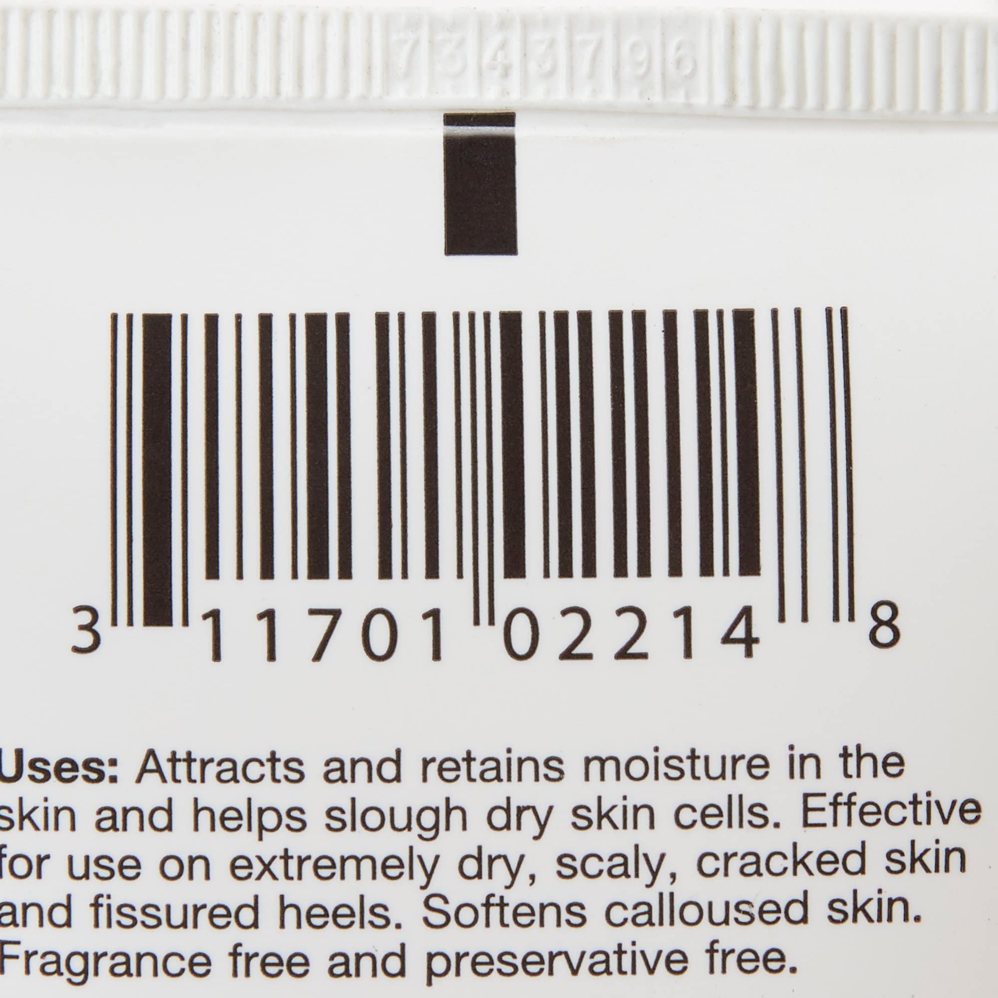 Coloplast Atrac-Tain ingredients label shows 10% Urea and 4% Lactic Acid.