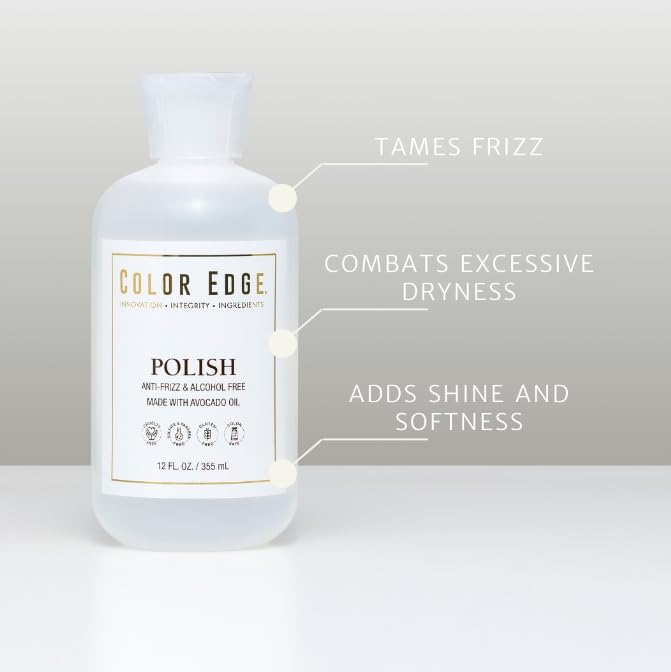 Color Edge Polish used on skin for lightweight hydration and smoothness.
