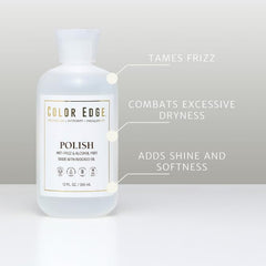 Color Edge Polish used on skin for lightweight hydration and smoothness.