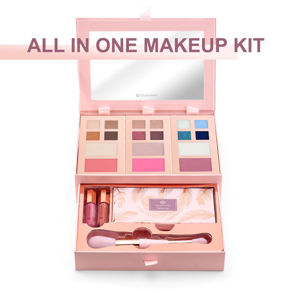 Color Nymph 12-color eyeshadow palette, vibrant shades for daily or evening looks