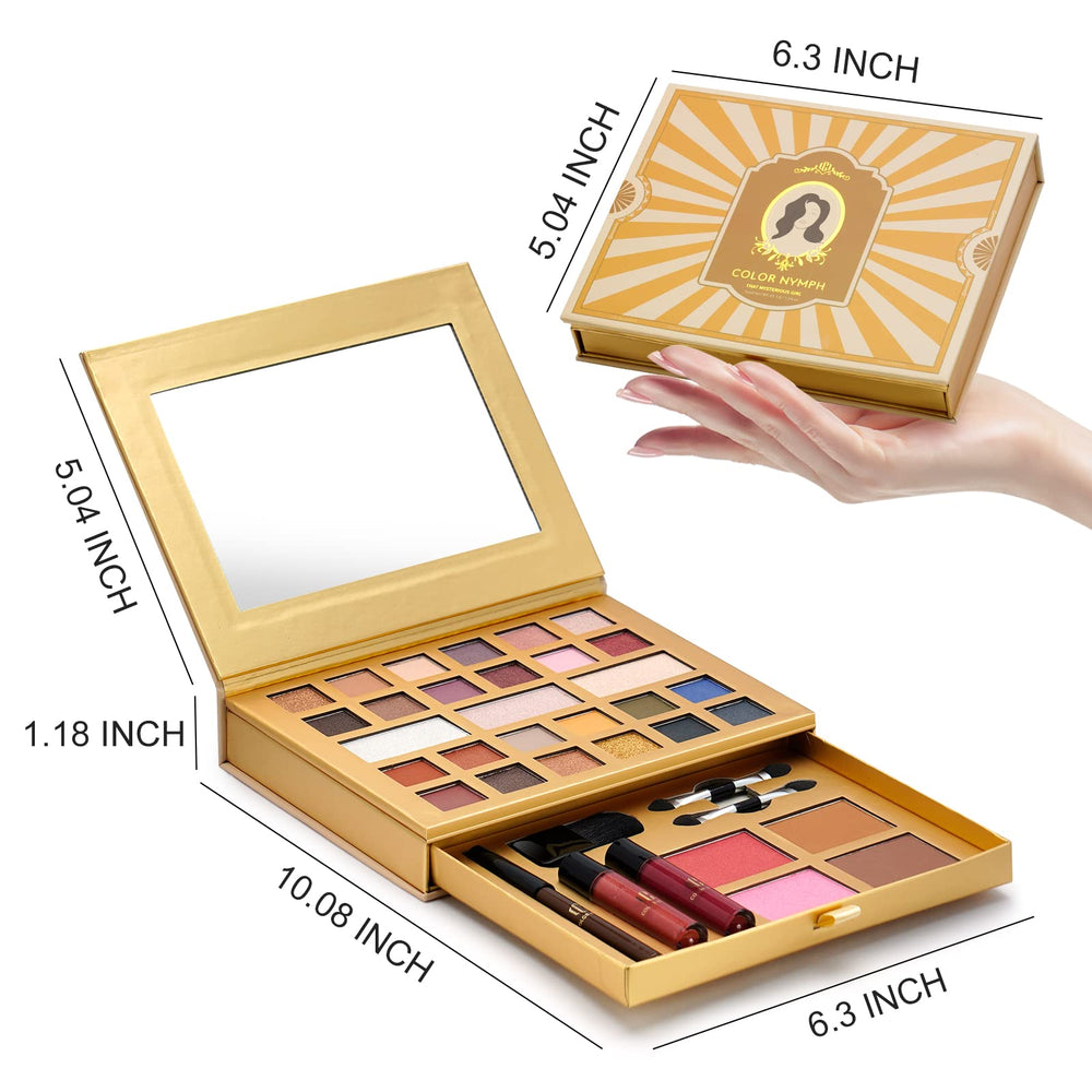 Color Nymph eyeshadows deliver matte and shimmer textures with rich color payoff.