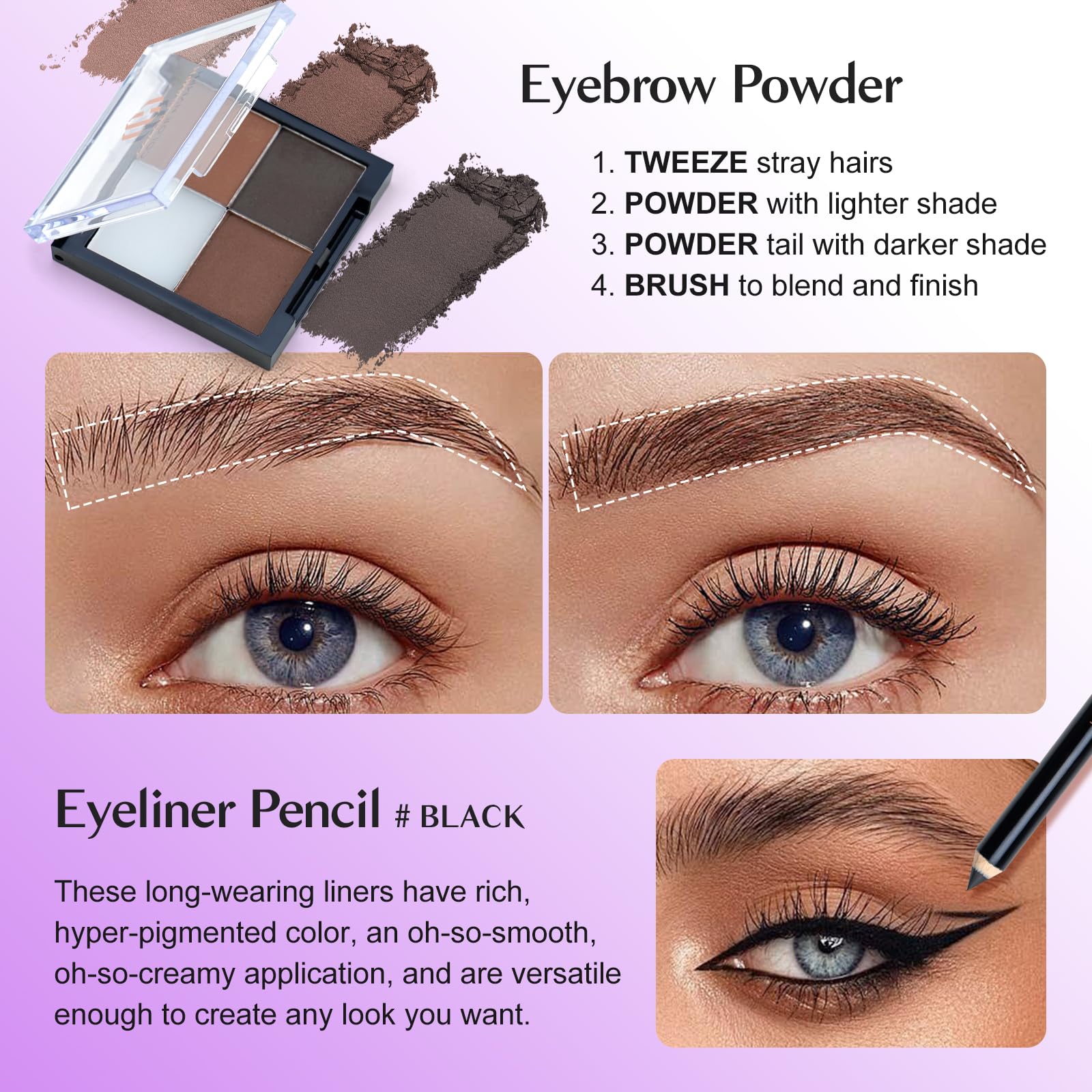 Color Nymph makeup kit brushes provide beginner-friendly tools for smooth application