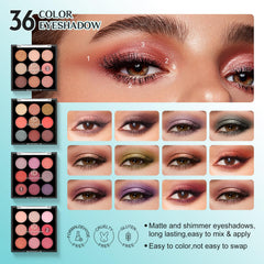 Color Nymph eyebrow powder set for defined brows and effortless shaping