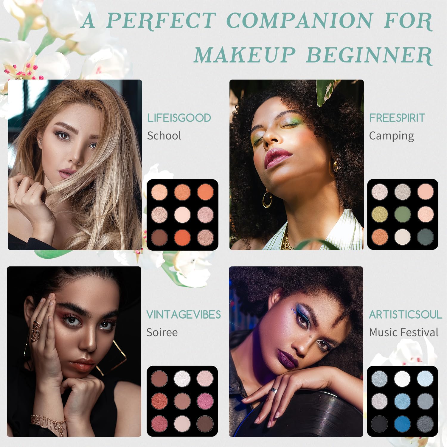 Color Nymph lip oils and glosses collection arranged for balanced lip color options