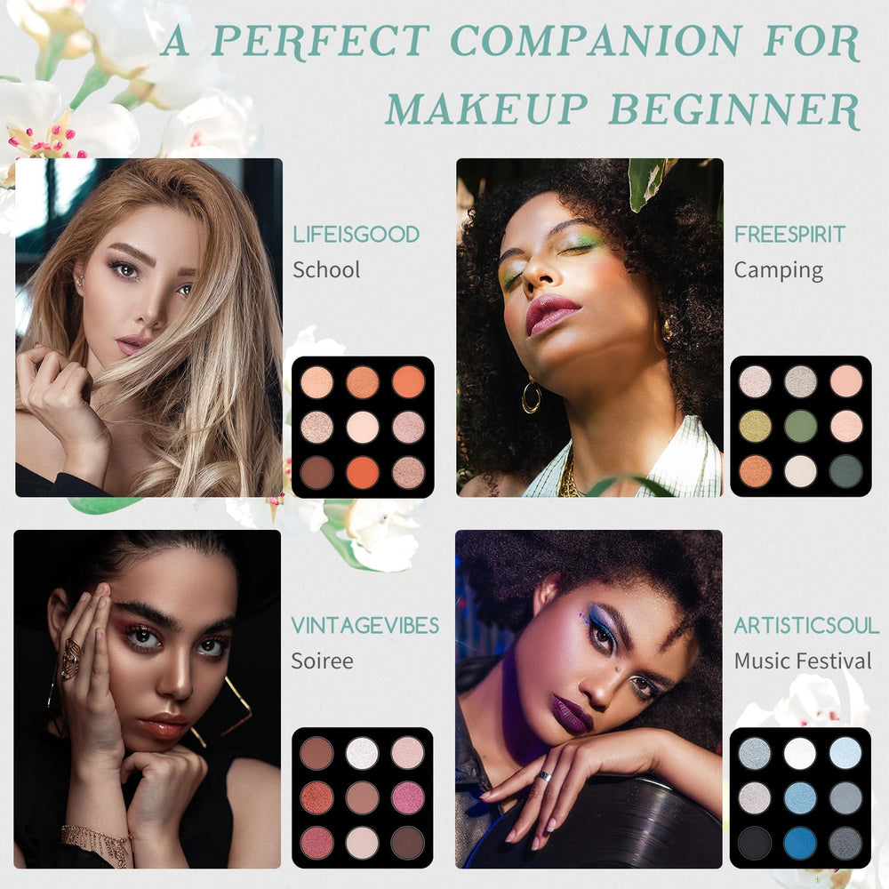 Color Nymph lip oils and glosses collection arranged for balanced lip color options
