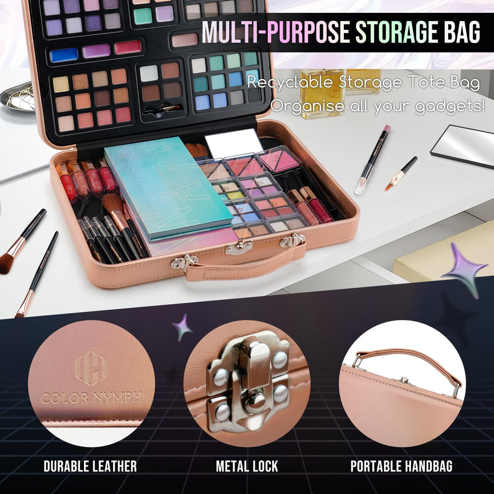 Color Nymph lipgloss eyeliner lipliner set—complete lip look with smooth gloss and definition.