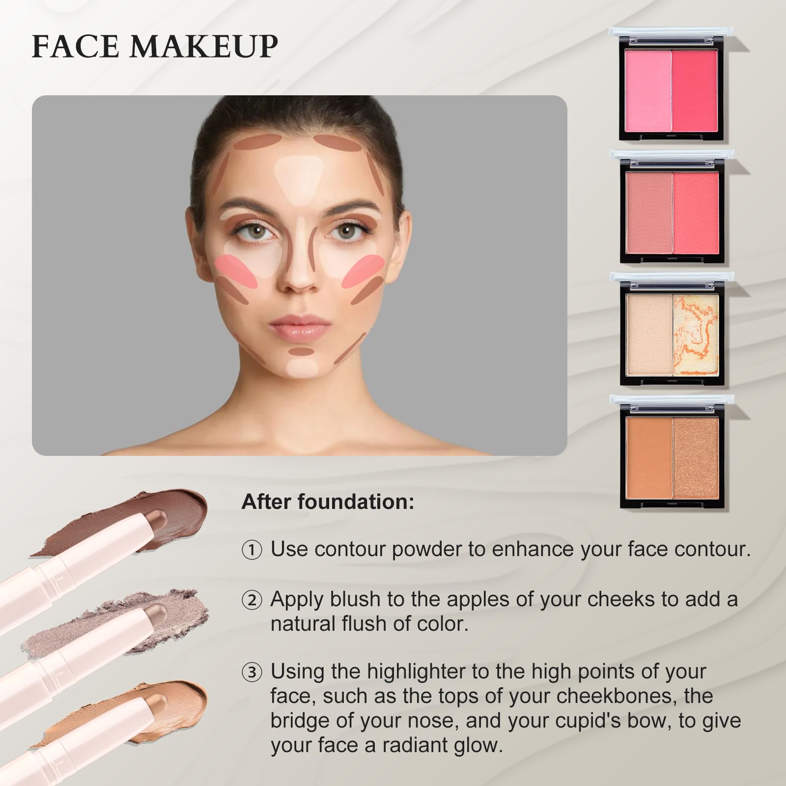 Color Nymph lipstick and lipgloss set in a range of pinks.