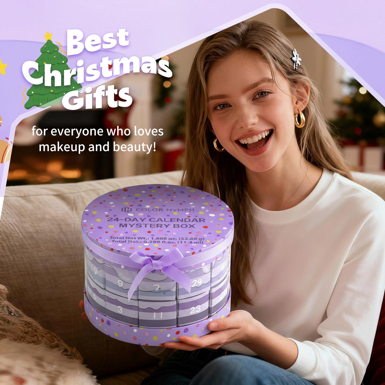Color Nymph advent calendar gift-ready presentation for a thoughtful surprise