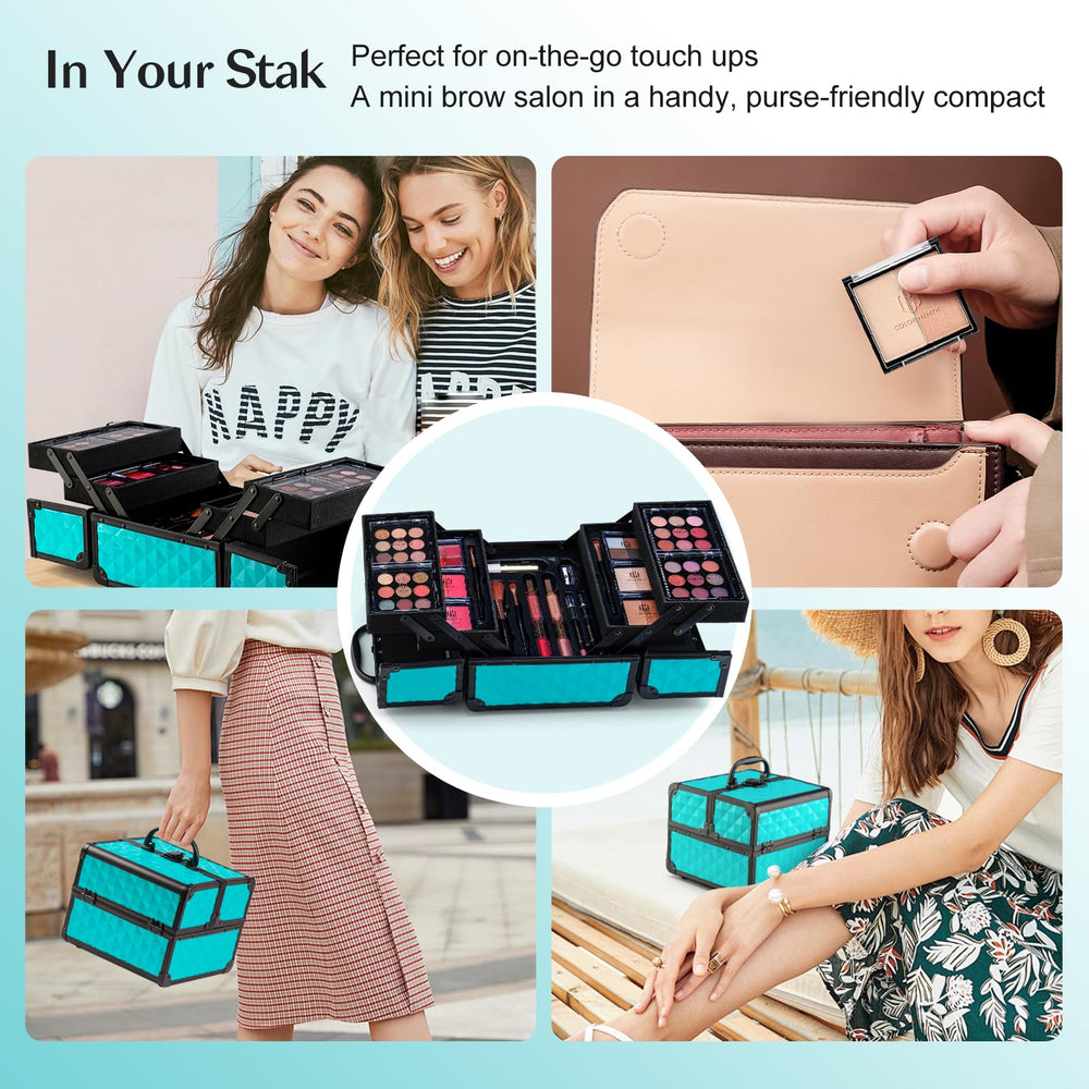 Color Nymph four makeup brushes for precise application and blending