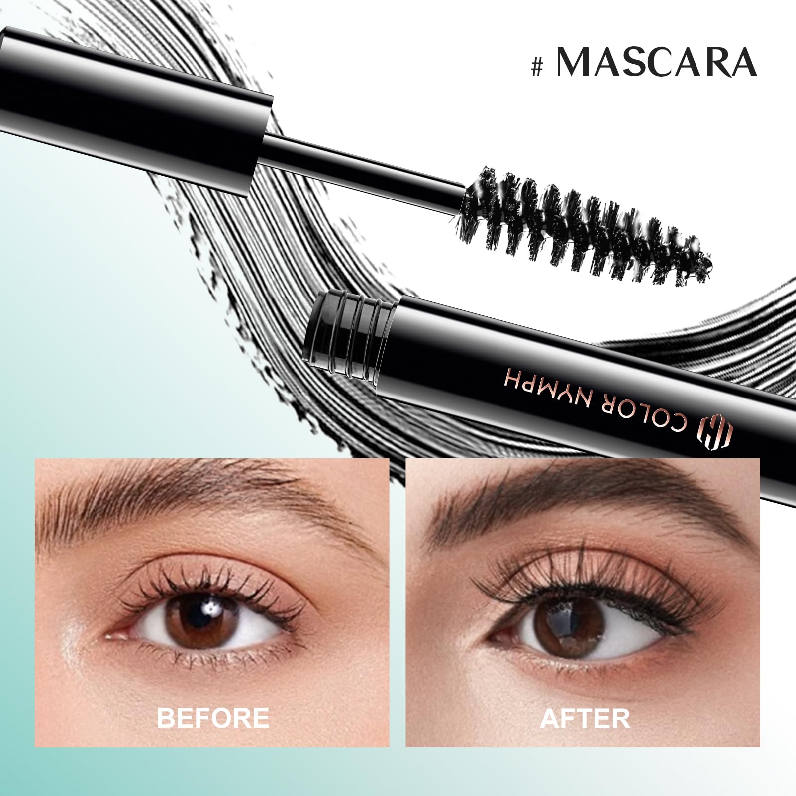 Color Nymph makeup brushes set for quick, even application.