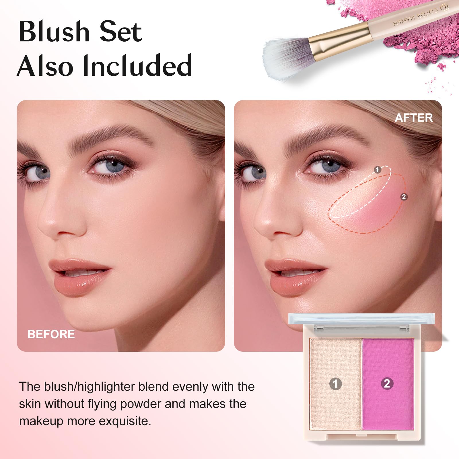 Color Nymph mascara closeup — lifted lashes with lasting wear.