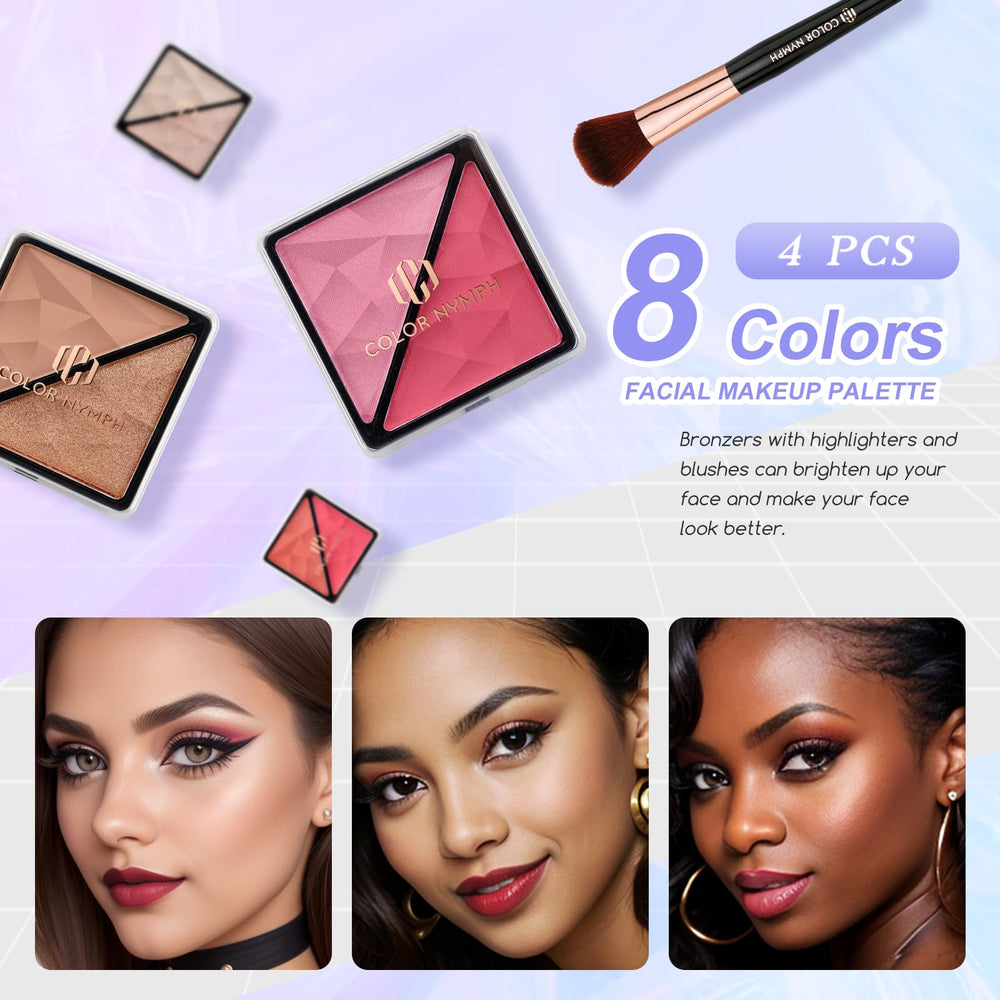 Color Nymph mascara and eyeliner set helps define eyes with smooth, reliable application.