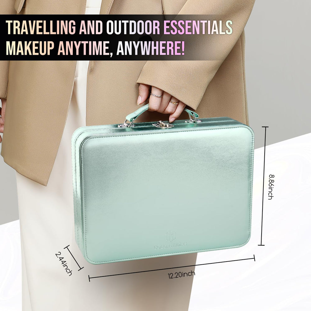 Color Nymph mirror inside case for convenient touch-ups