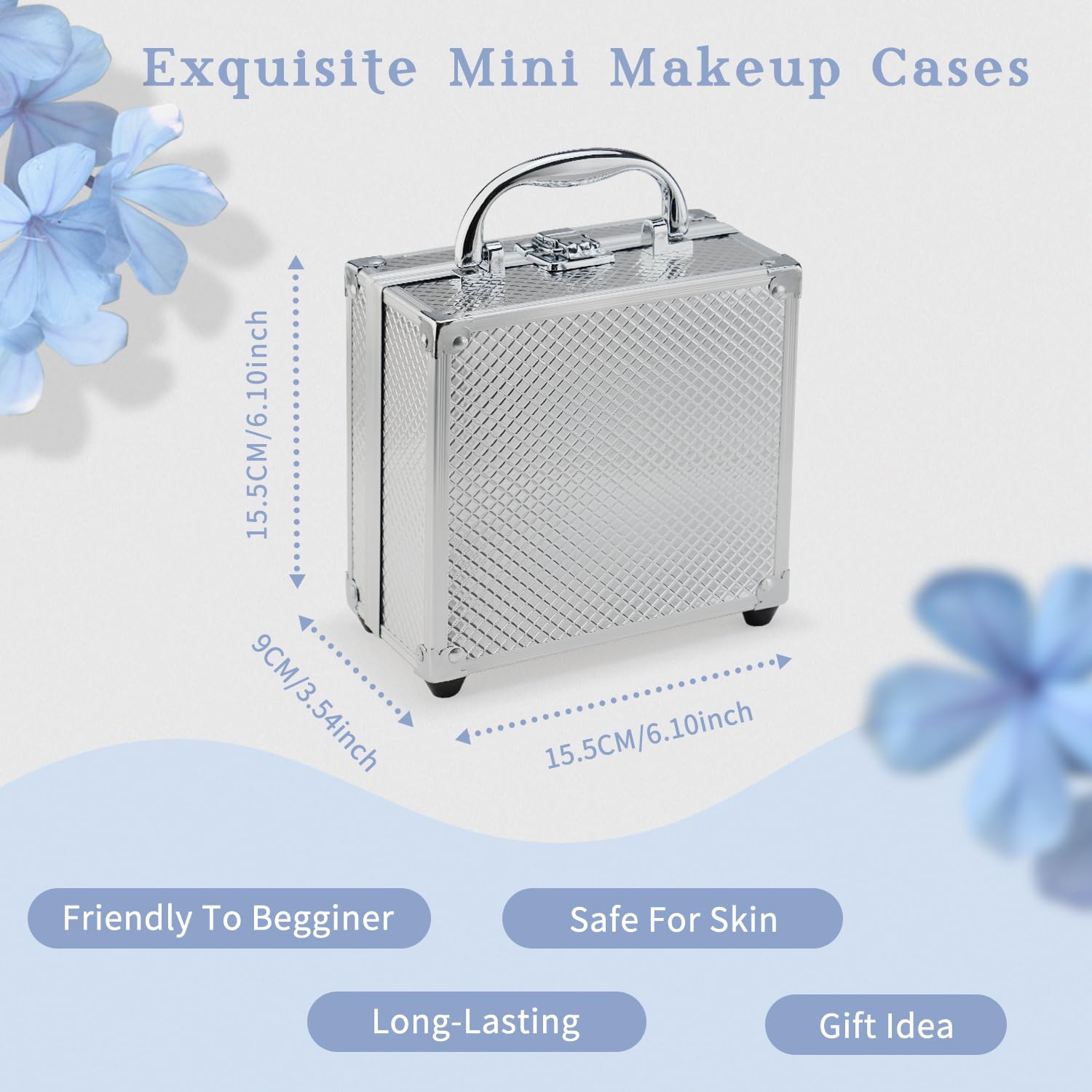 Color Nymph mirror and tray in kit - convenient touch-ups and precision makeup