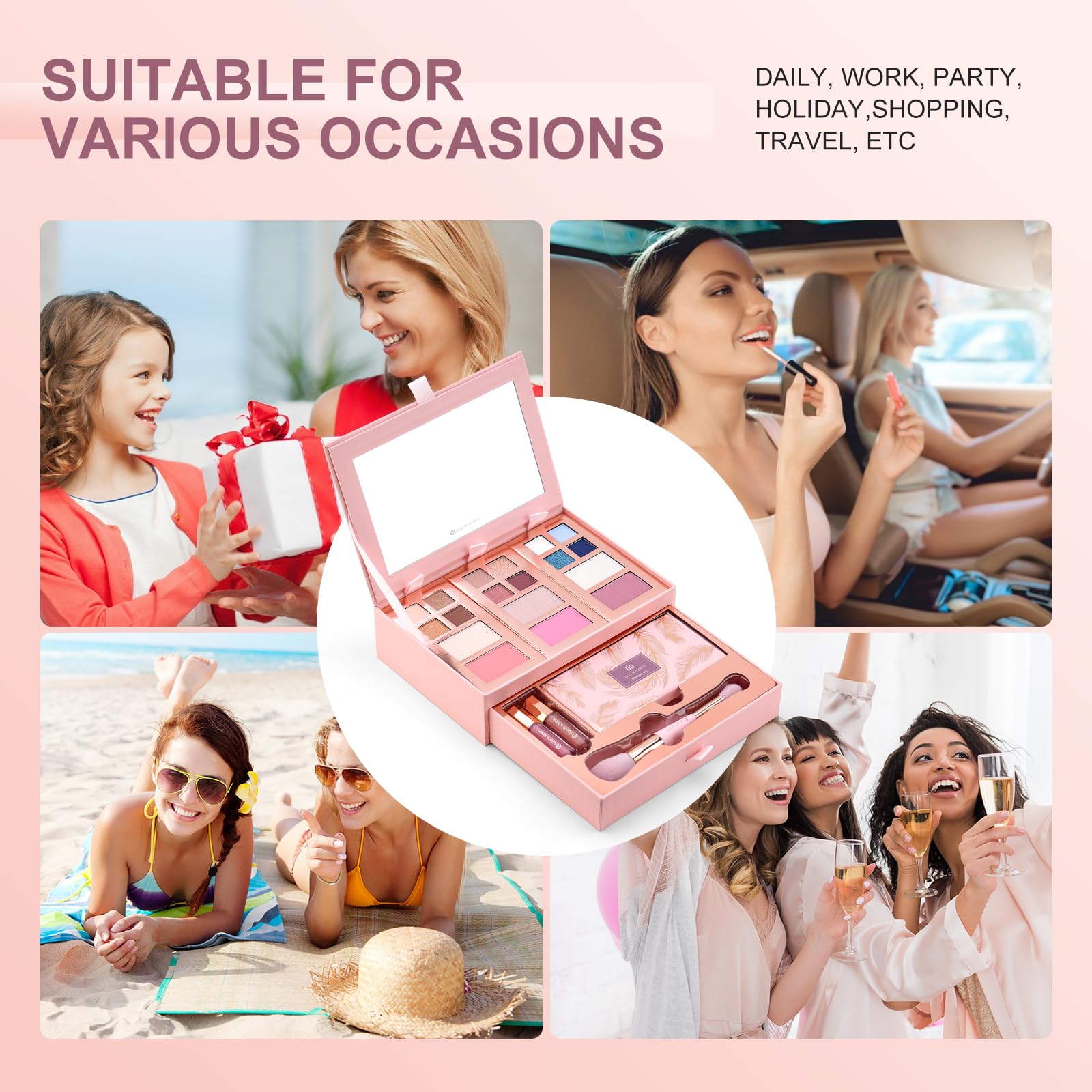 Color Nymph travel-size brush kit, precise application anywhere