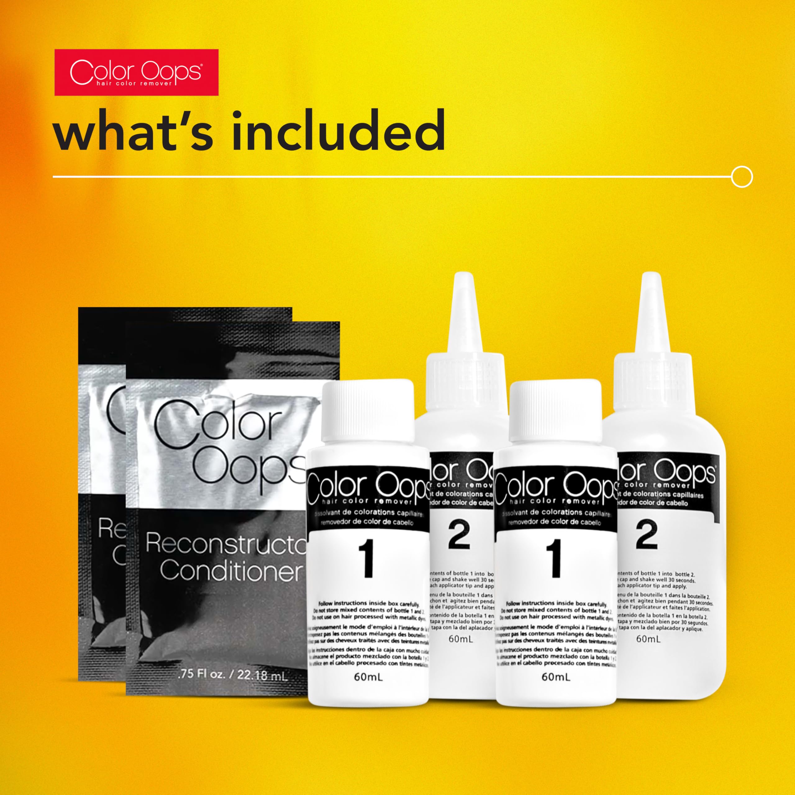 Color Oops bundle before-after image illustrates potential results after removal and recoloring.