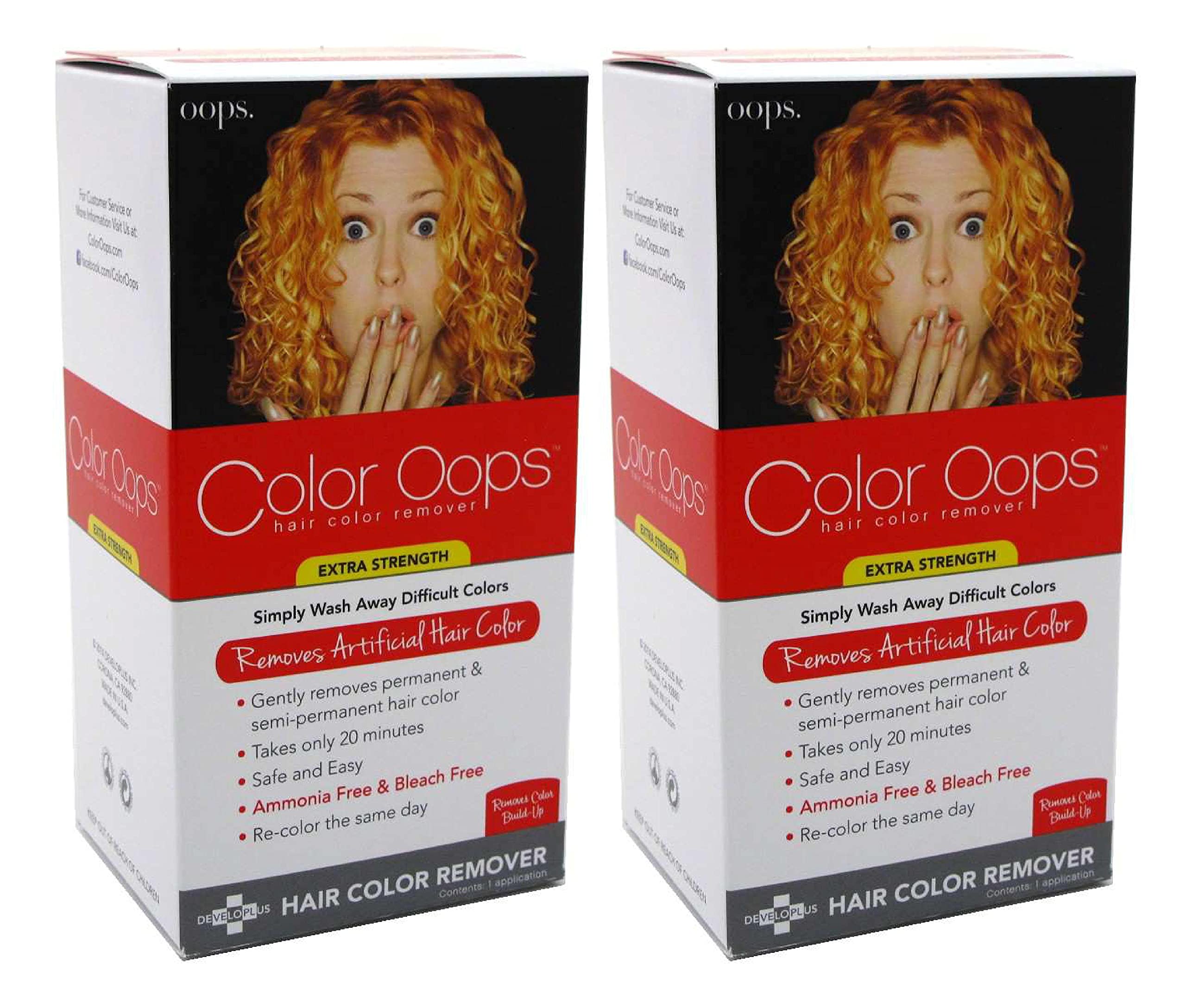Color Oops pack of 2 box on shelf enabling same-day recolor options.