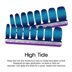 Color Street High Tide 16-nail-strip pack for quick at-home manicures.