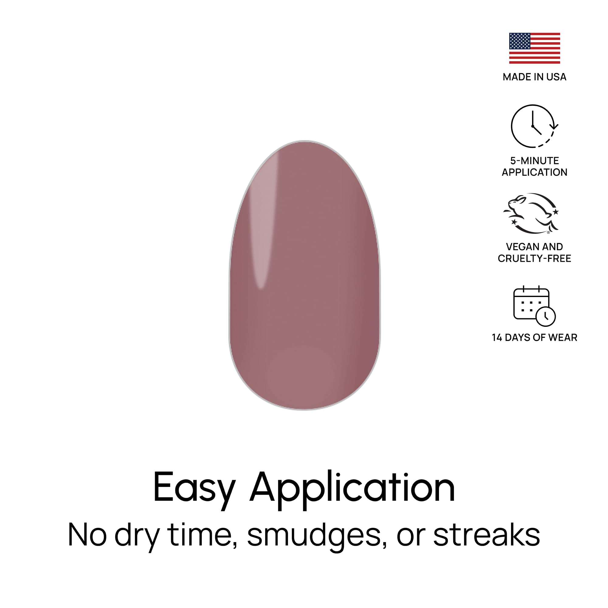 Color Street Macaron nail strips applying on nails for quick no-dry-time manicure.