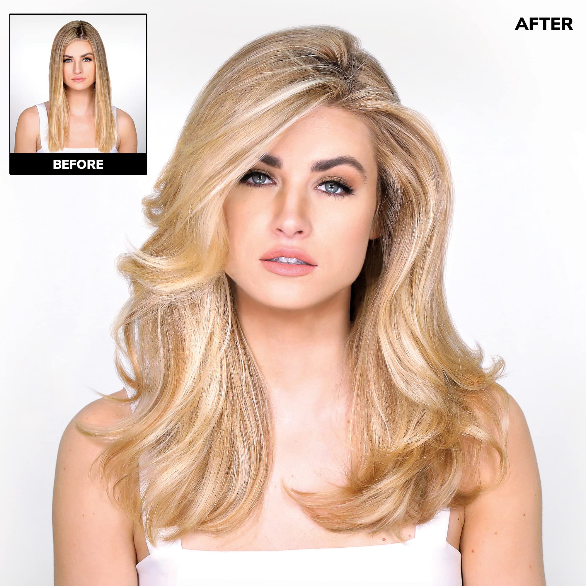COLOR WOW blow-dry activation in action demonstrating heat-activated thickening and protection