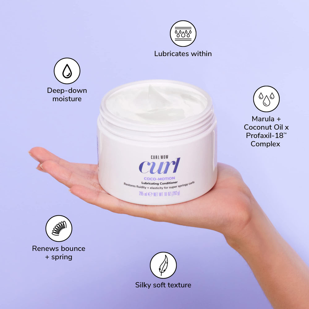 COLOR WOW pump dispensing conditioner for controlled, mess-free use
