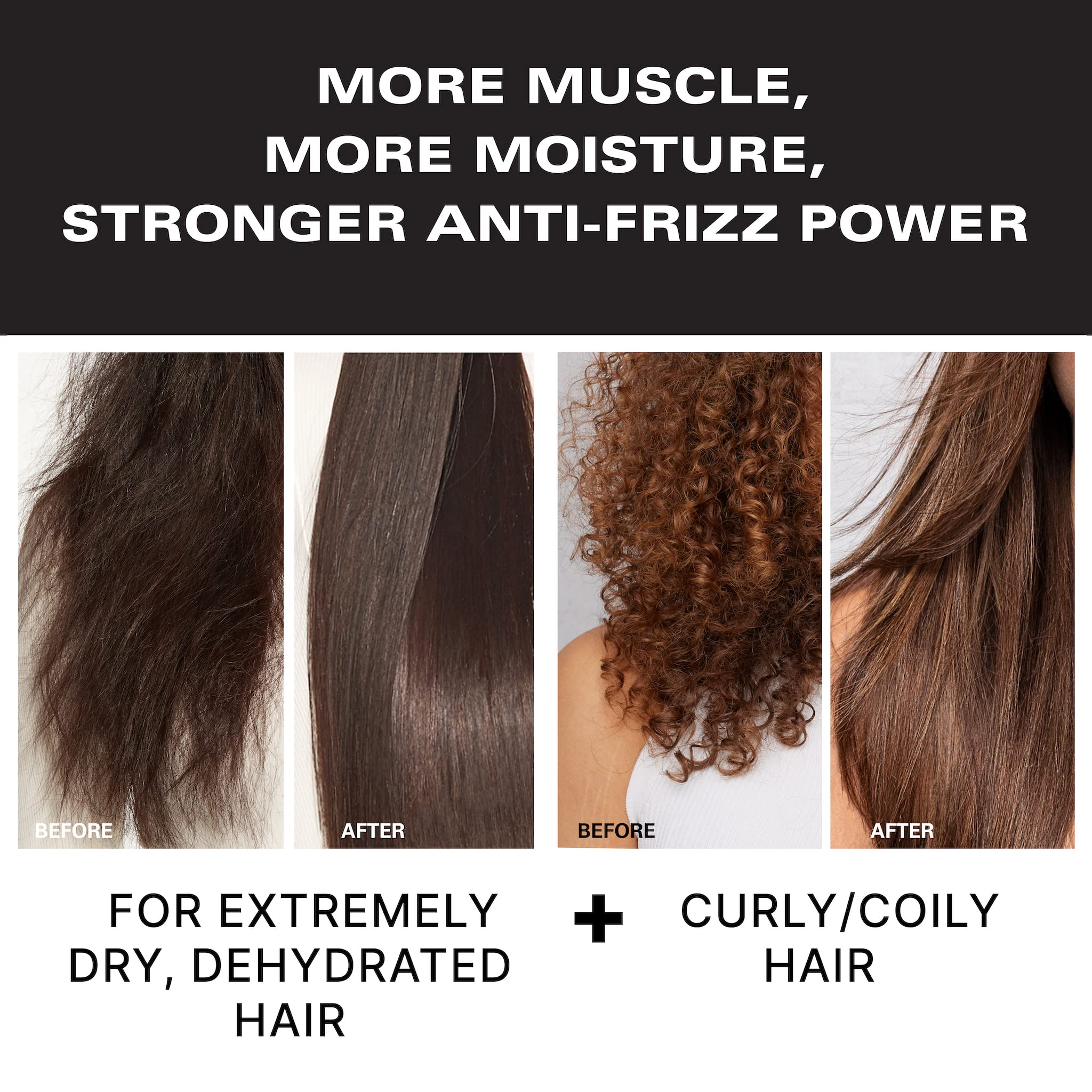COLOR WOW close-up on hair strand texture showing glossy finish and frizz reduction benefit