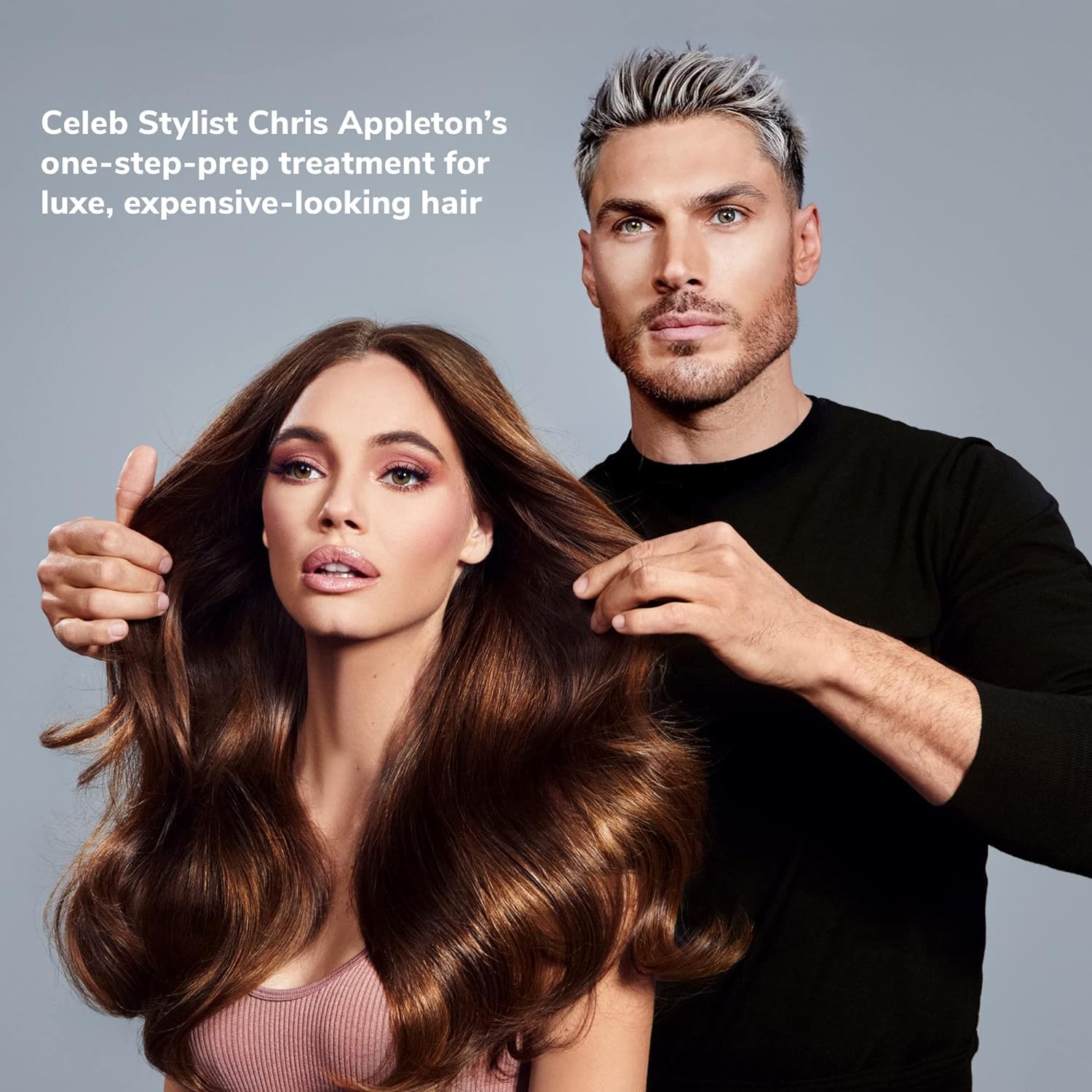 COLOR WOW styled hair after masque showing glossy smoothness and manageability