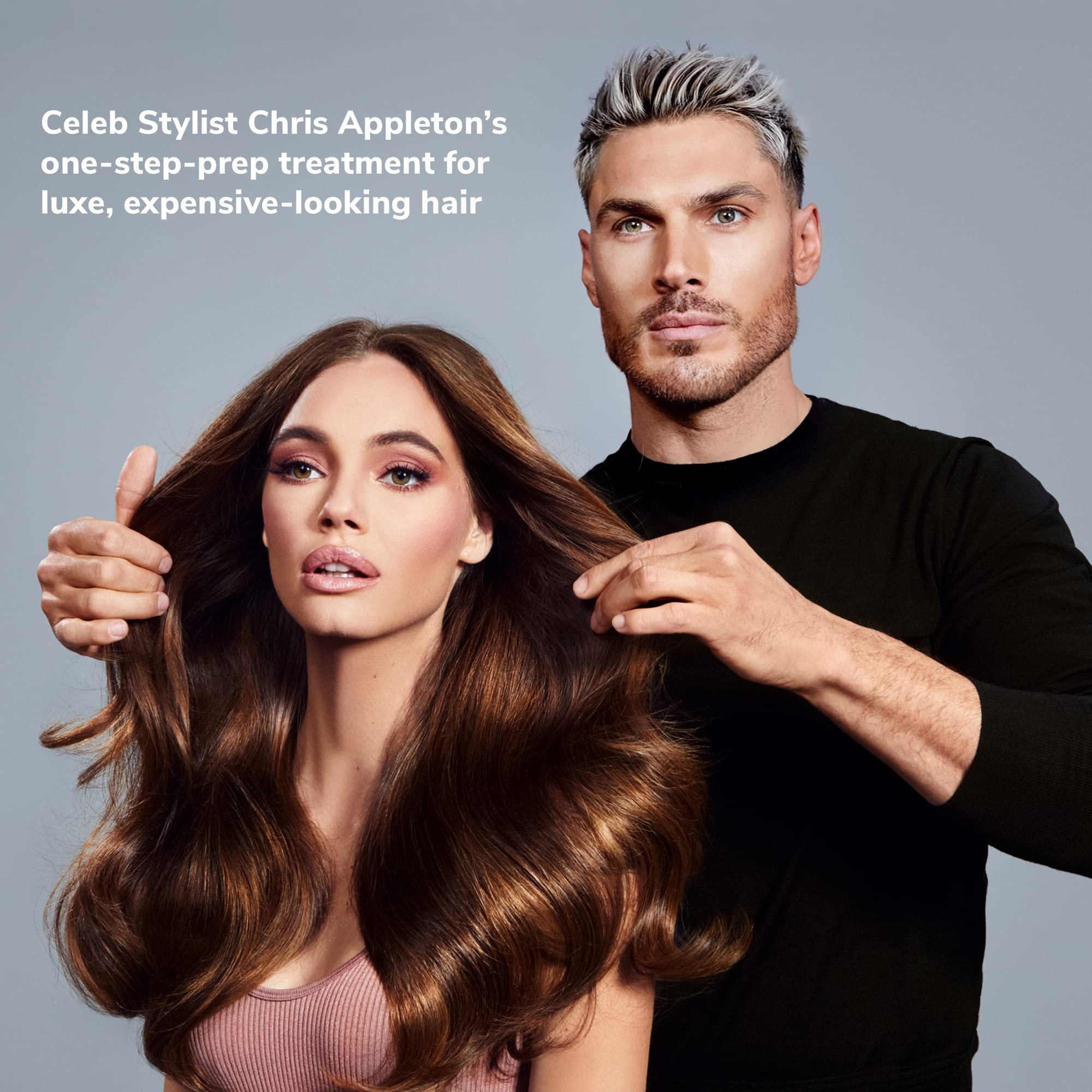 COLOR WOW product in hand demonstrating weightless formula and easy use