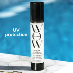 COLOR WOW applied on damp hair before blow-dry for smoother styling and heat protection