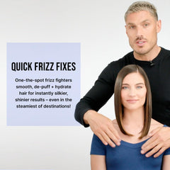COLOR WOW Pop & Lock glossing serum in hand demonstrating high-shine finish