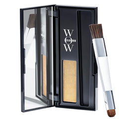 COLOR WOW front packaging showing compact and applicator, fast touch-up benefit