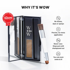 COLOR WOW product next to a coin illustrating compact size and travel-friendly convenience