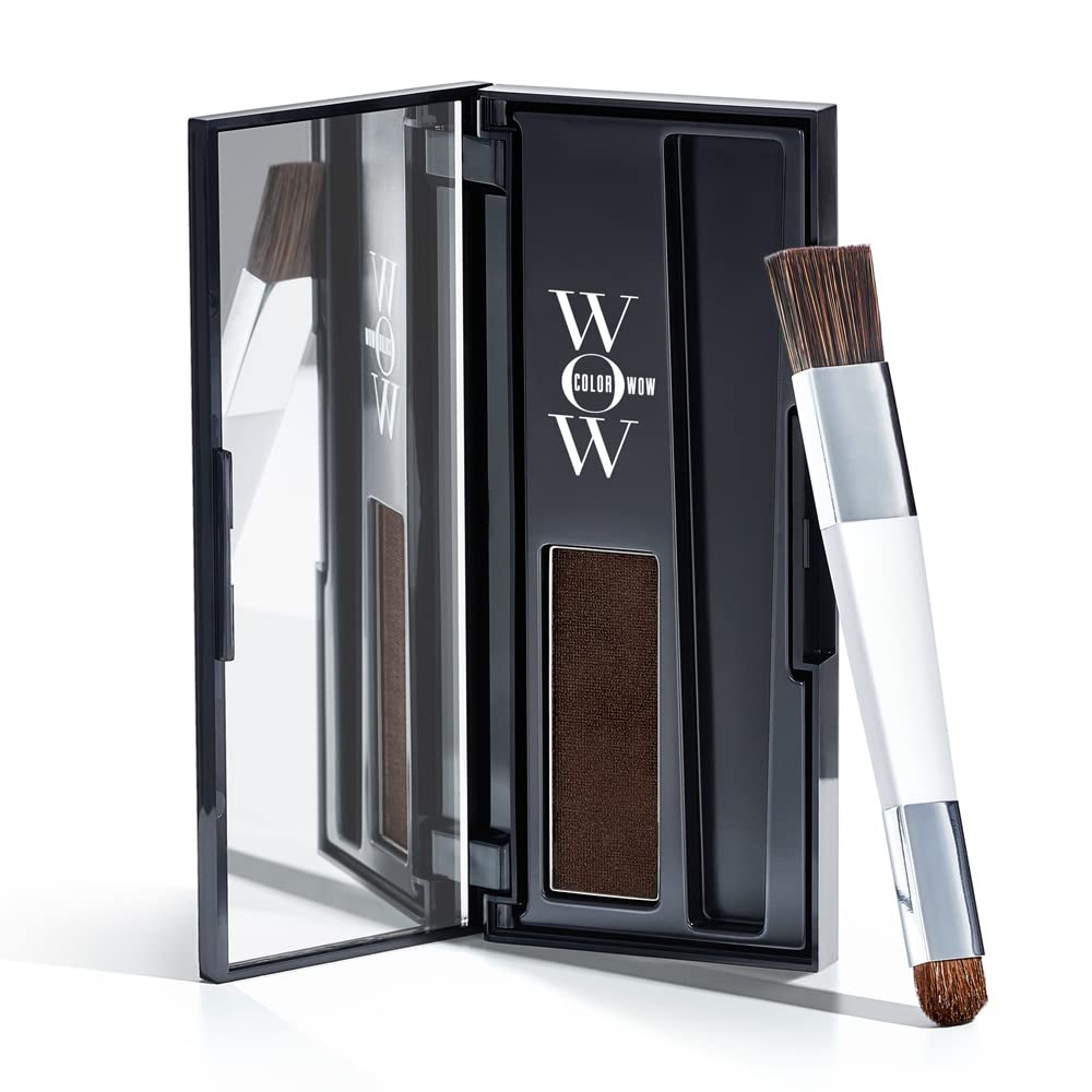 COLOR WOW front packaging showing compact design and dark brown shade for quick root touch-ups