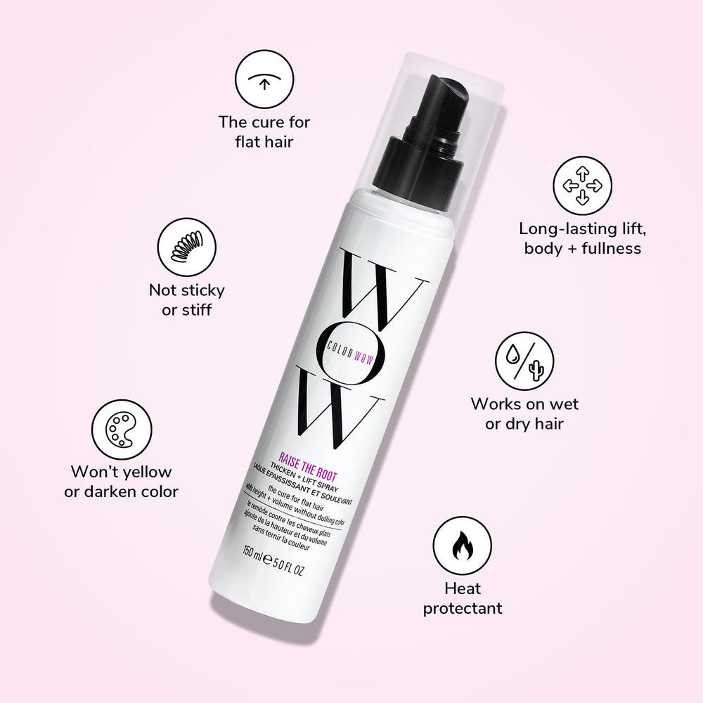 COLOR WOW spray nozzle close-up illustrating easy targeted application