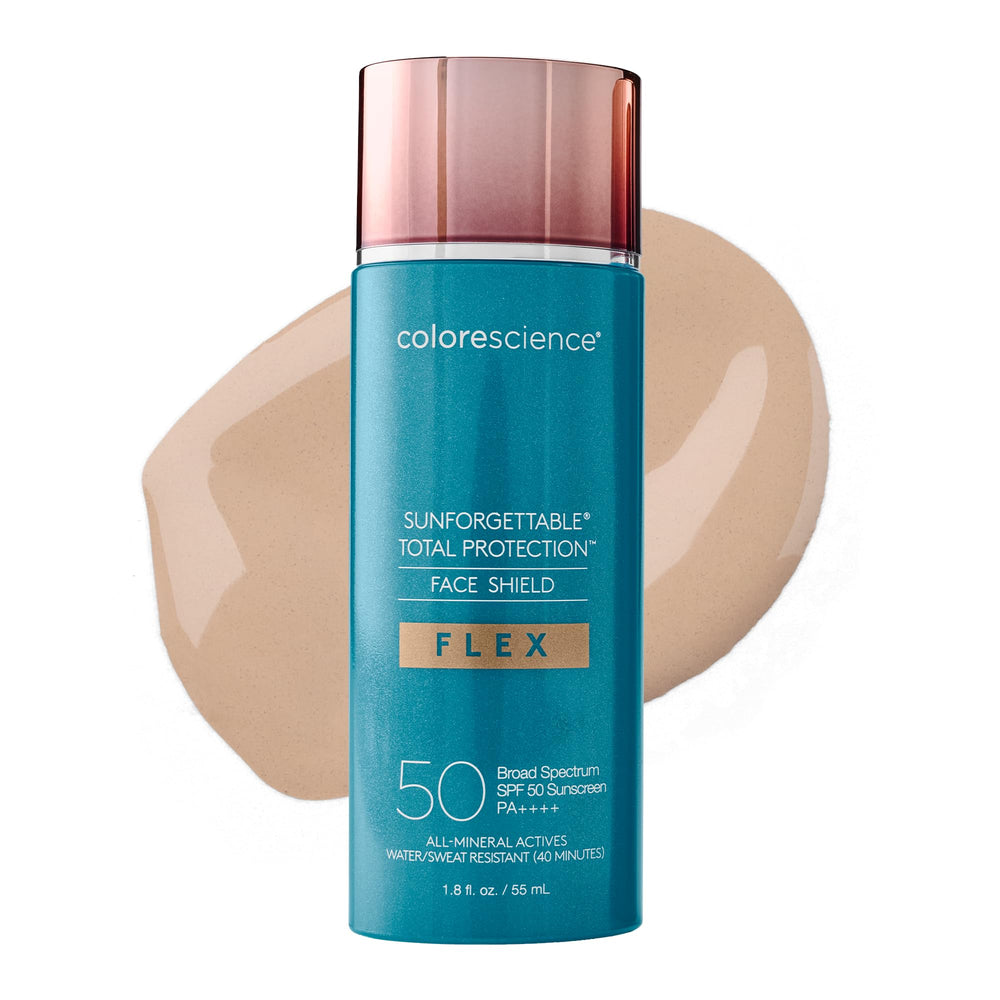 Colorescience tube front view showing product branding and convenient cap