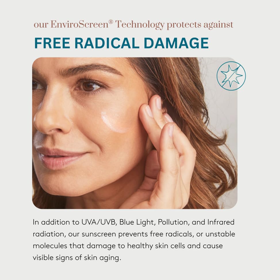 Colorescience held in hand to show compact size and travel-friendly benefit