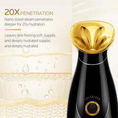 Colorfarm facial steamer 15 minute runtime fits quick skincare routines
