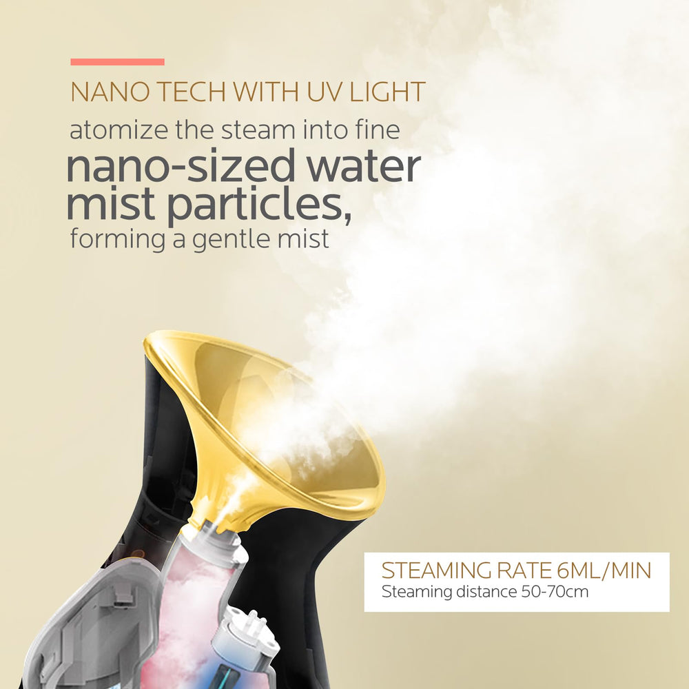 Colorfarm facial steamer nano-ionic mist provides ultra-fine particles for better absorption