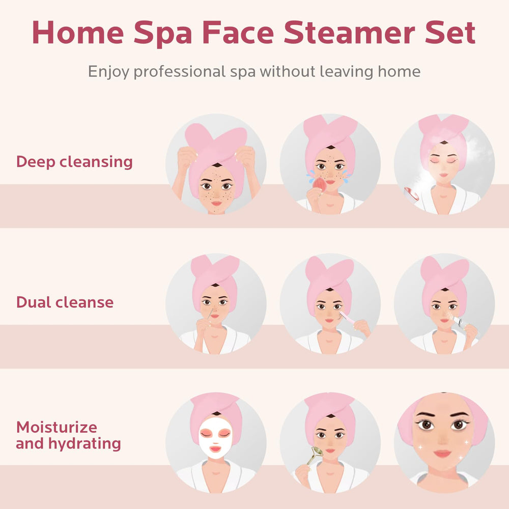 Colorfarm spa-at-home setup with rose-gold kit inspiring self-care.