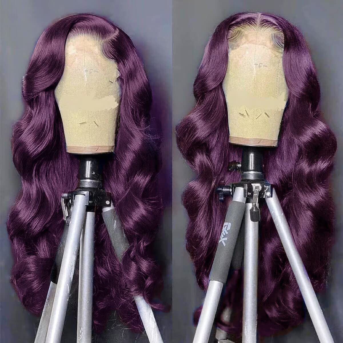 Colorful Bird 13x4 lace front natural hairline for easy parting.