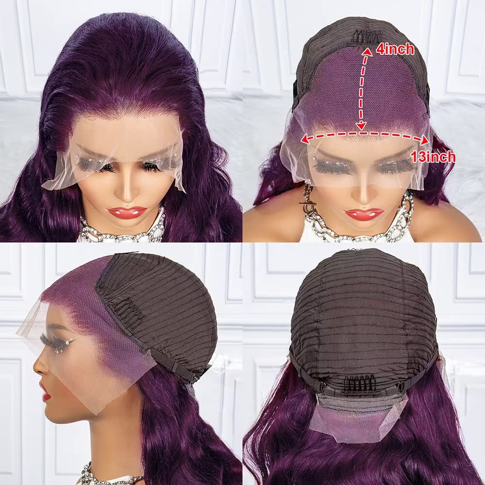 Colorful Bird glueless wig with adjustable straps for secure wear.