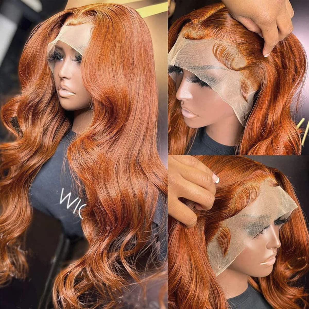 Colorful Bird lace front wig cap construction inside for secure fit