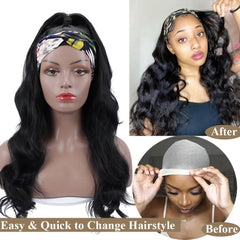 Colorful Queen magic tape headband wig enables easy 10-second wear