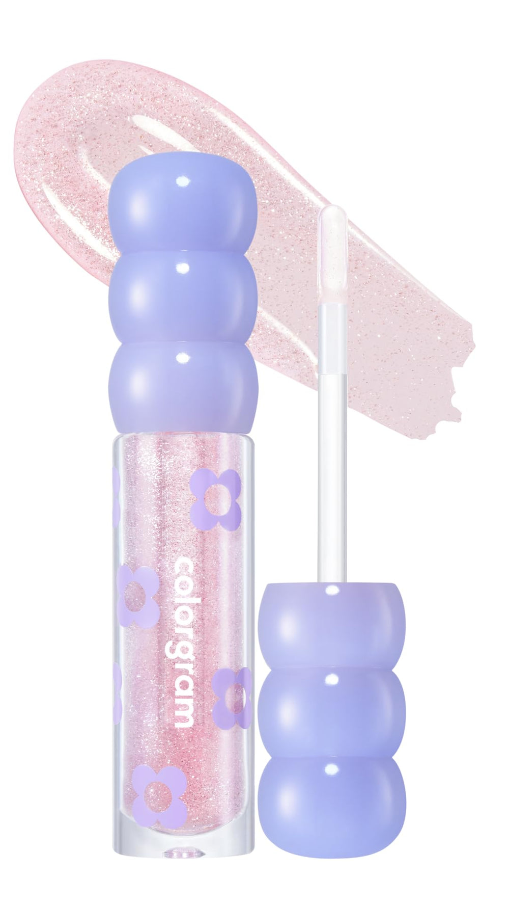 COLORGRAM Fruity Glass Tint 1004 Pink Gloss bottle with glass-like shine and vivid color