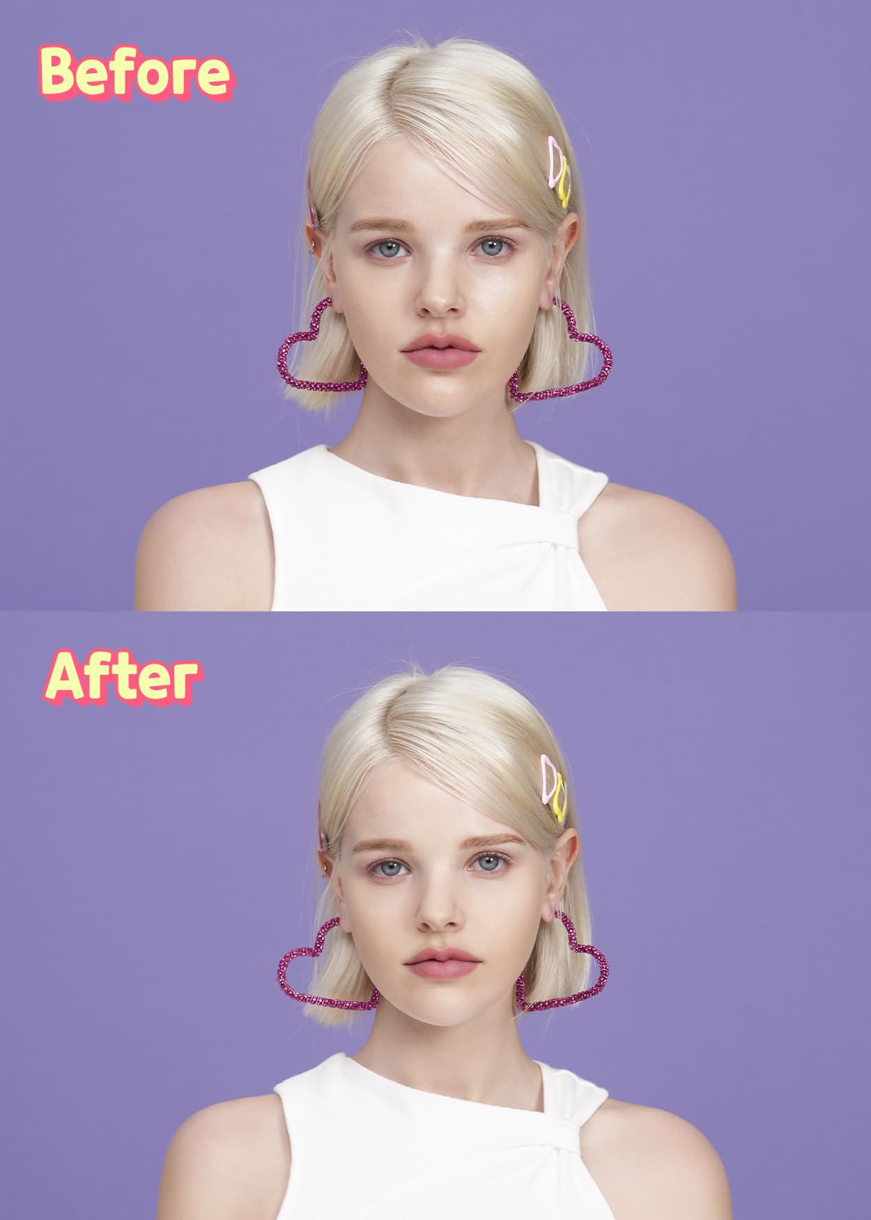 Colorgram powder delivers a matte, poreless-looking texture while controlling shine.