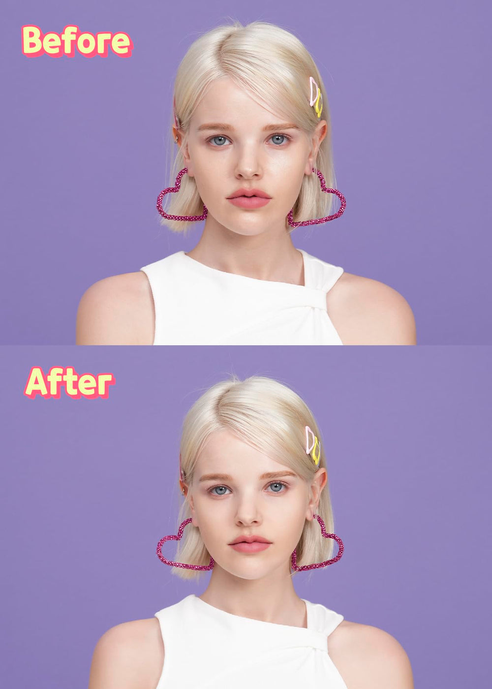 Colorgram powder delivers a matte, poreless-looking texture while controlling shine.