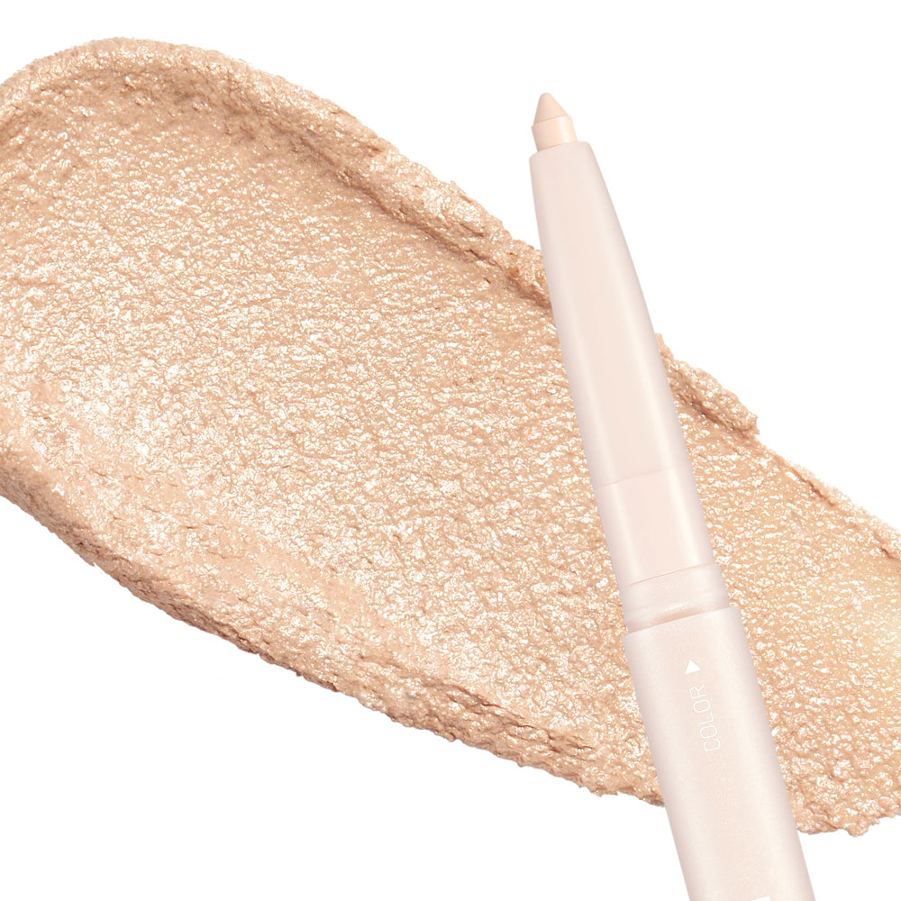 Colorgram Under Eye Highlighter Stick 01 Warm Tone applied on cheekbones for natural lift