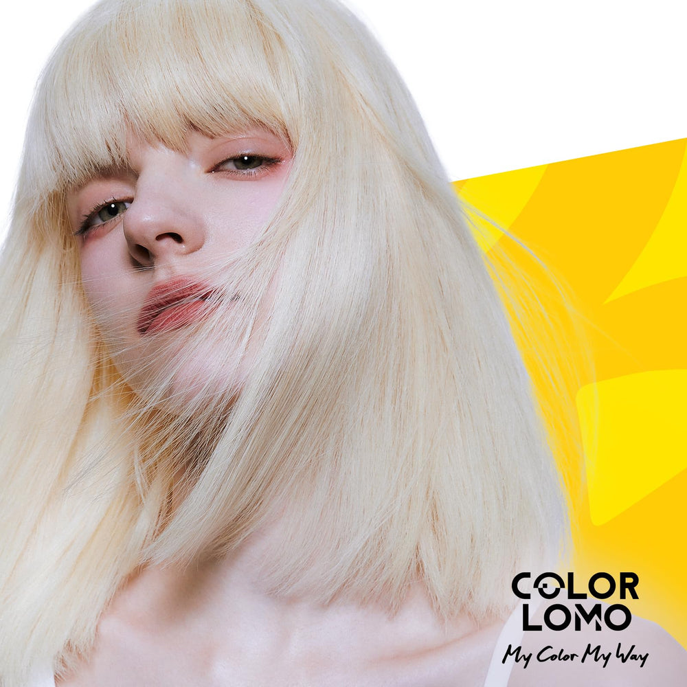 COLORLOMO Bye Bye Yellow Shampoo aftercare routine emphasizing sulfate-free formula