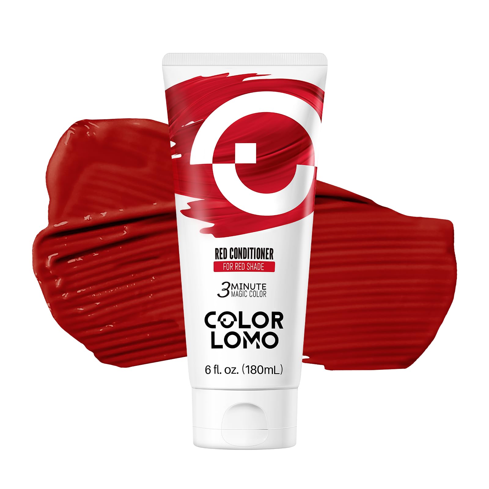 COLORLOMO color depositing conditioner red bottle for vibrant color and conditioning